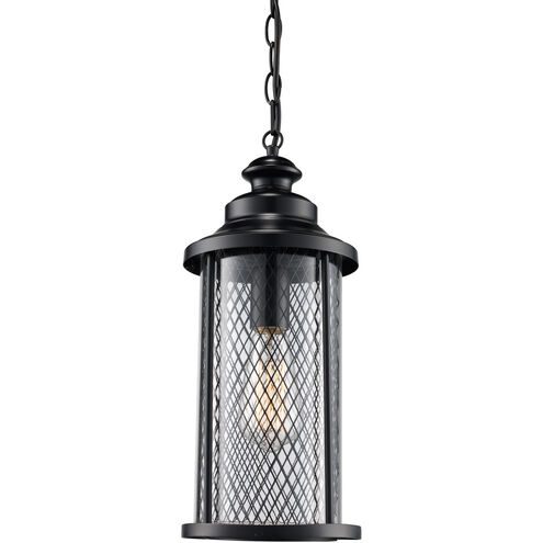 Stewart 1 Light 8 inch Black Outdoor Hanging Lantern