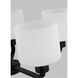 Canfield 5 Light 23.88 inch Midnight Black Chandelier Ceiling Light