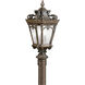 Tournai 4 Light 30 inch Londonderry Outdoor Post Lantern