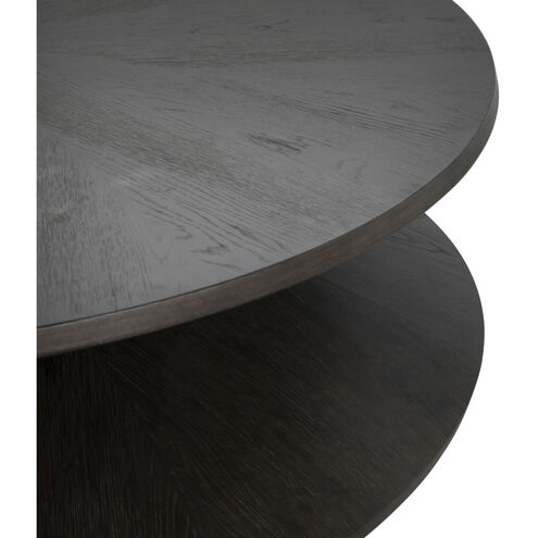 Reid 57 X 57 inch Cerused Forest Black Coffee Table