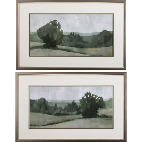 Landscapes Collection Green Framed Art