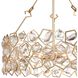 Levana 5 Light 24 inch Gold with Clear Chandelier Ceiling Light