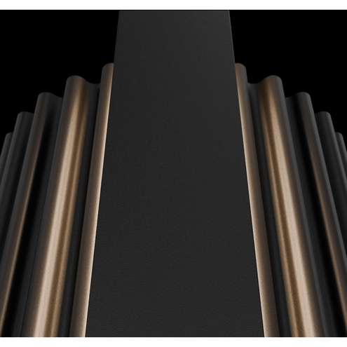 Led 60 Inches Modern Forms WS-W70560-BK Krimp LED 60 inch Black Outdoor Wall Lighting