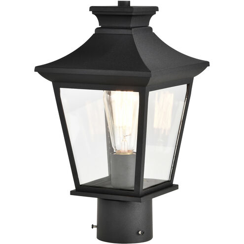 Jasper 14 inch Matte Black Post Lantern