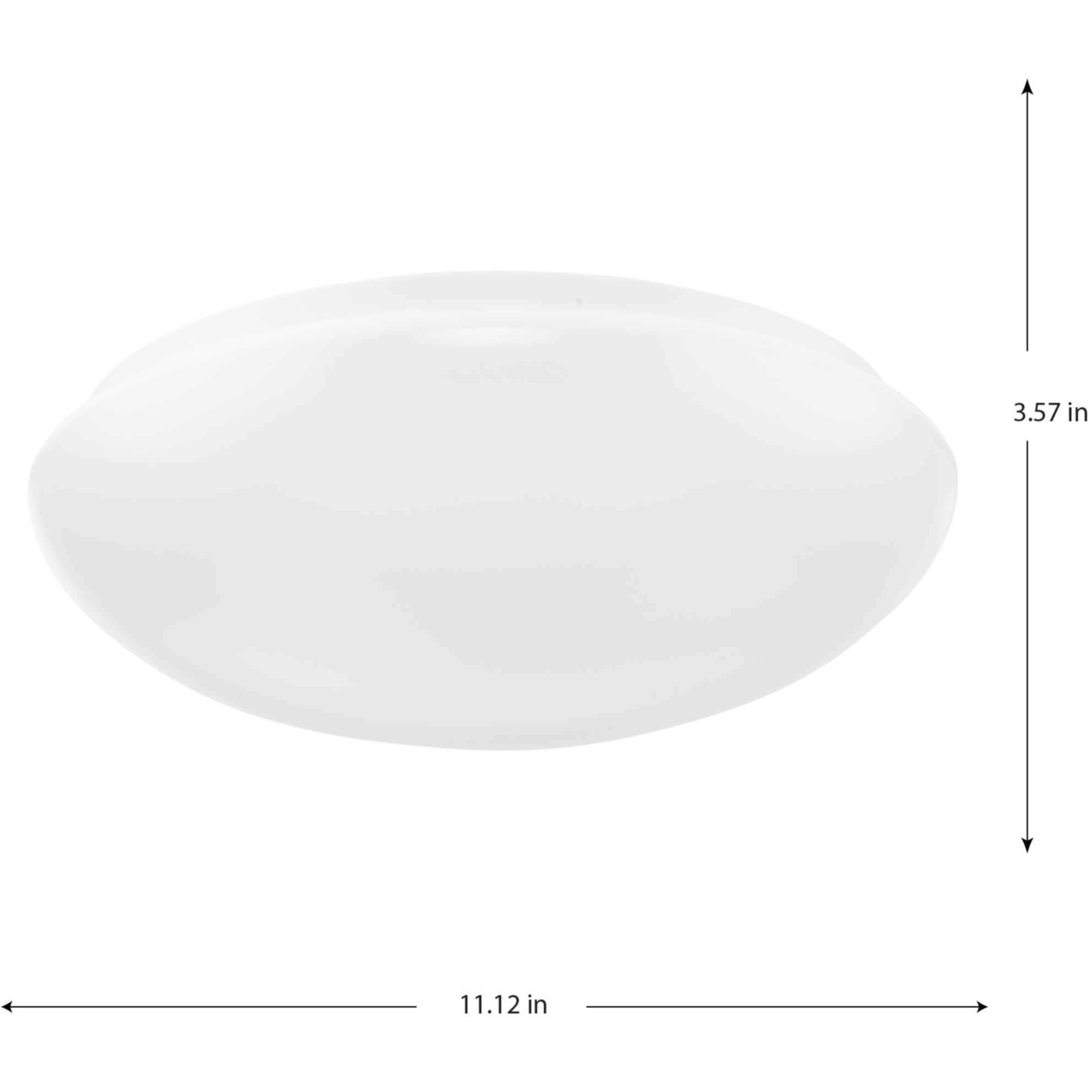 Cloud LED LED 11.12 inch White Flush Mount Ceiling Light, Small, Progress LED