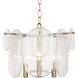 Echo 3 Light 15.5 inch Natural Brass Pendant Ceiling Light