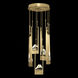 Strata 10 Light 24.5 inch Gold Pendant Ceiling Light