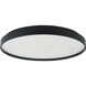 Tambourine LED 19 inch Black Flush Mount Ceiling Light