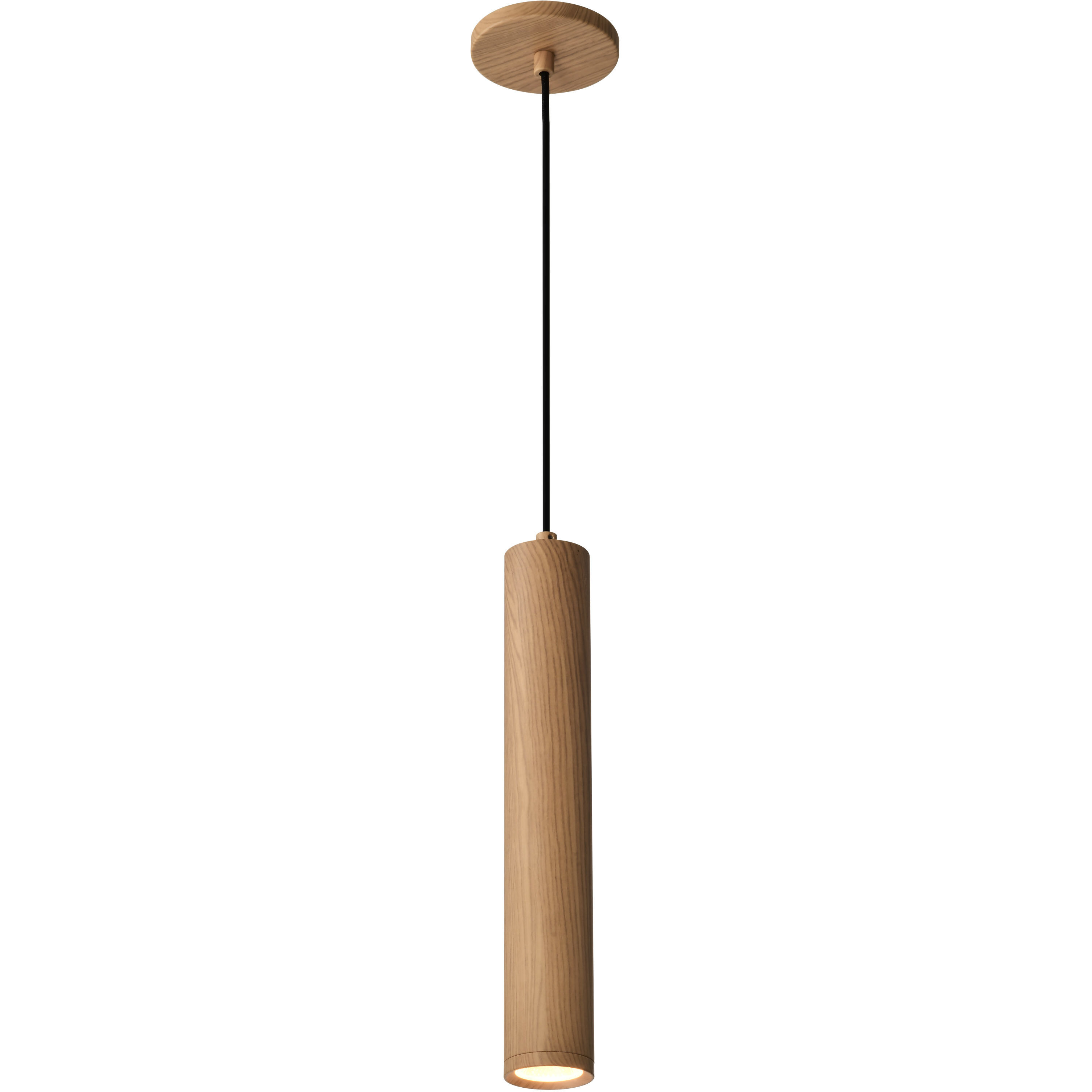 Century LED 2.56 inch Ash Wood Pendant Ceiling Light
