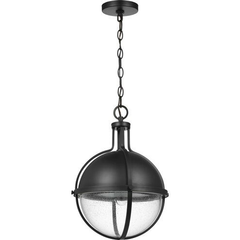 Lincoln 1 Light 16 inch Matte Black Pendant Ceiling Light