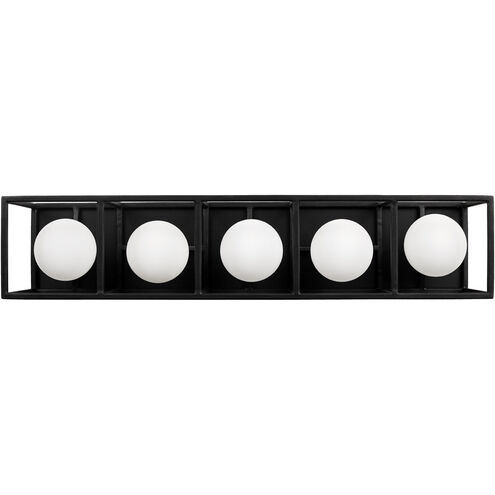 Plaza LED 23.63 inch Carbon and Havana Gold Bath Vanity Wall Light