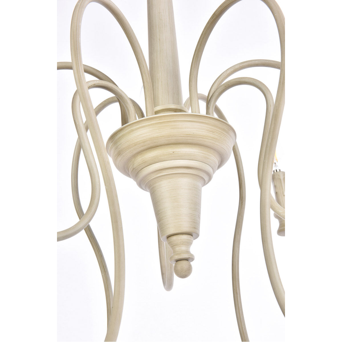 Flynx 9 Light 31 inch Weathered Dove Pendant Ceiling Light