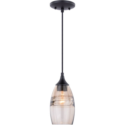 Milano 1 Light 5 inch Oil Rubbed Bronze Mini Pendant Ceiling Light