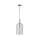 London 1 Light 9 inch Brass Pendant Ceiling Light
