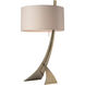Stasis 28.3 inch 150 watt Modern Brass Table Lamp Portable Light in Flax