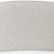 Cermack St. LED 24 inch Ivory Linen Flush Mount Ceiling Light