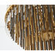 Canada 6 Light 24 inch Brass Chandelier Ceiling Light