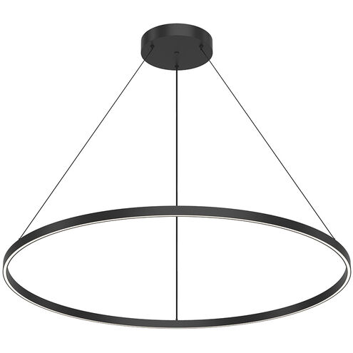 Cerchio LED 47.25 inch Black Pendant Ceiling Light