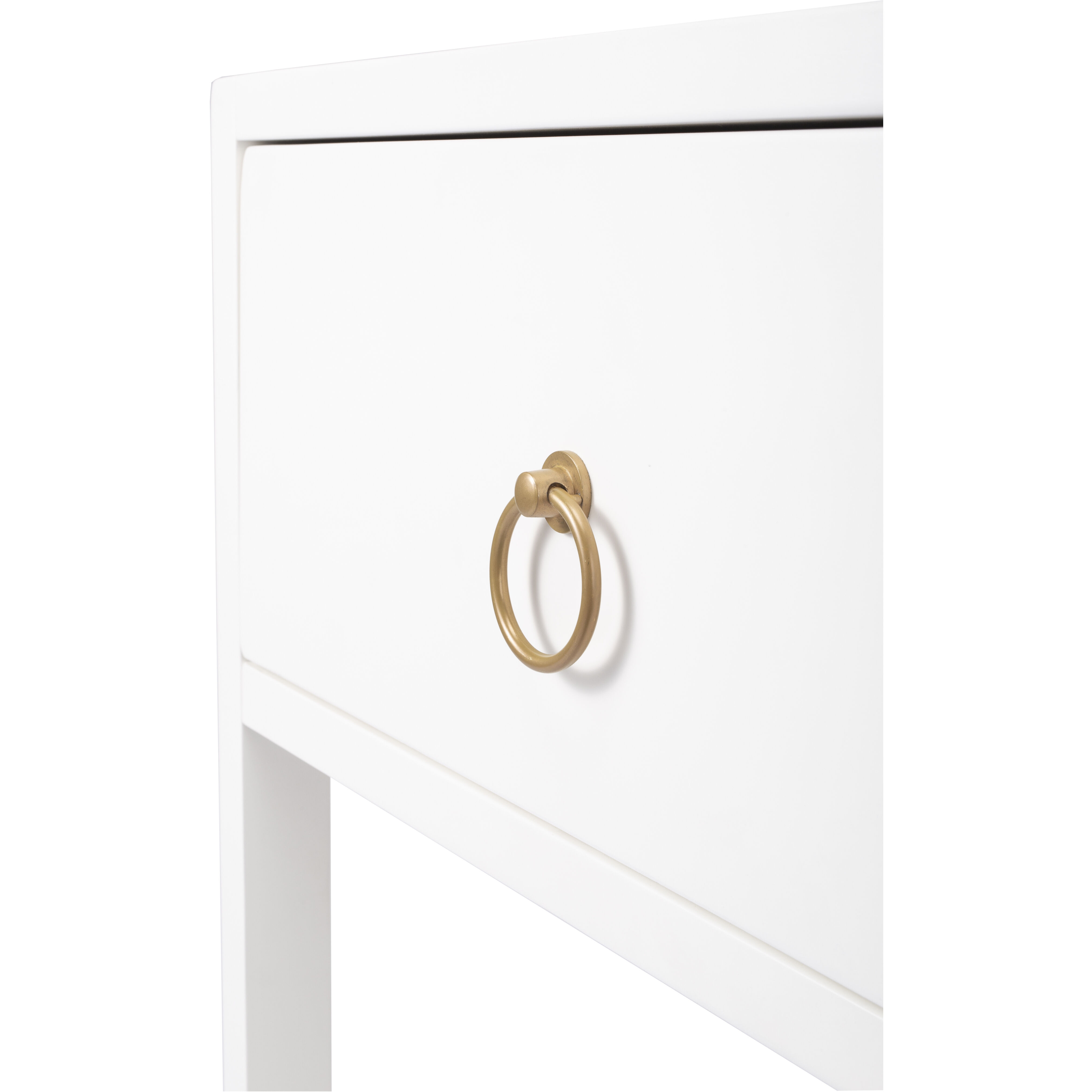 Lark White End or Side Table