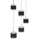 Banded 5 Light 16.80 inch Chandelier