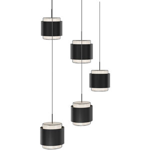 Banded 5 Light 16.80 inch Chandelier