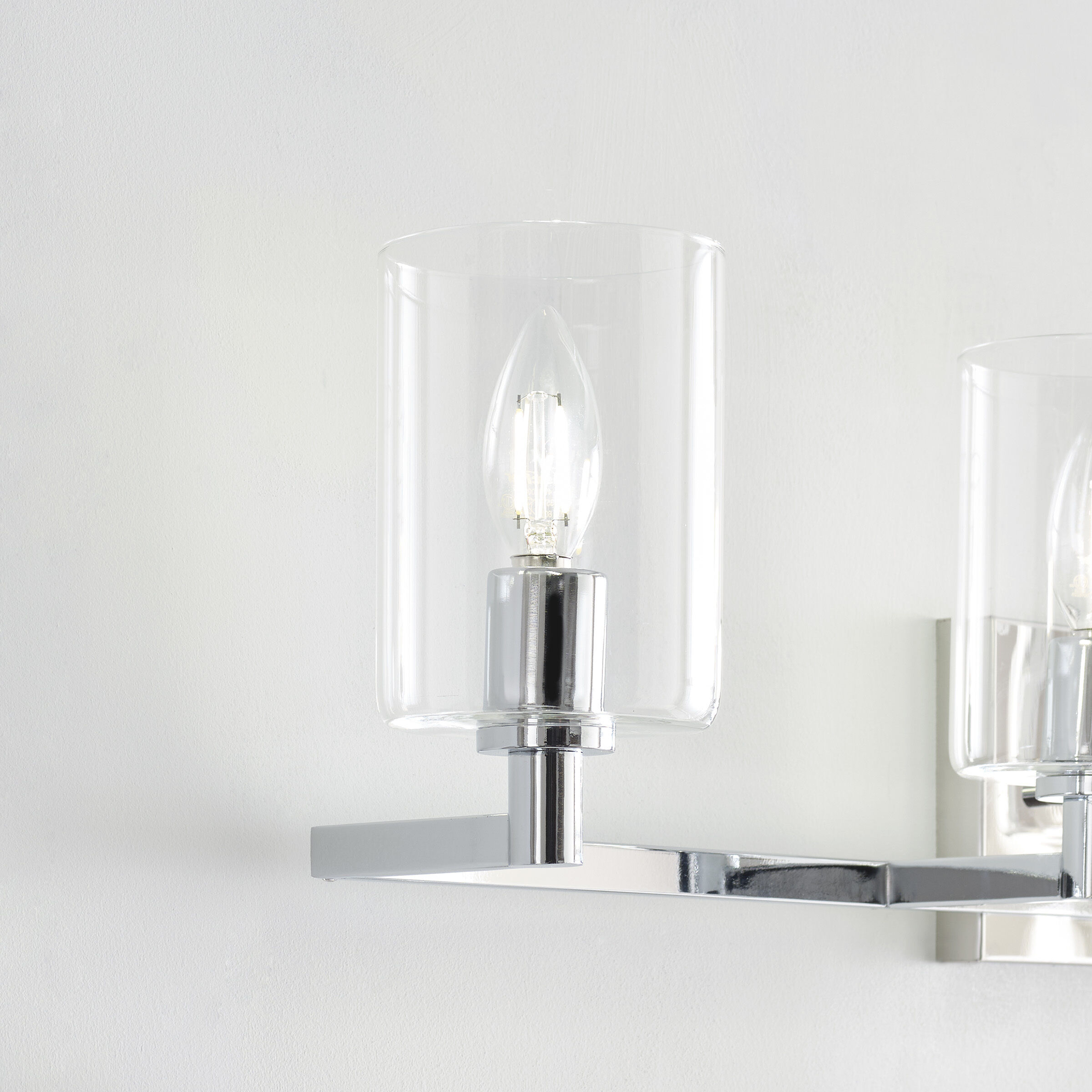 Fullton 4 Light 35 inch Chrome Bath Vanity Wall Light