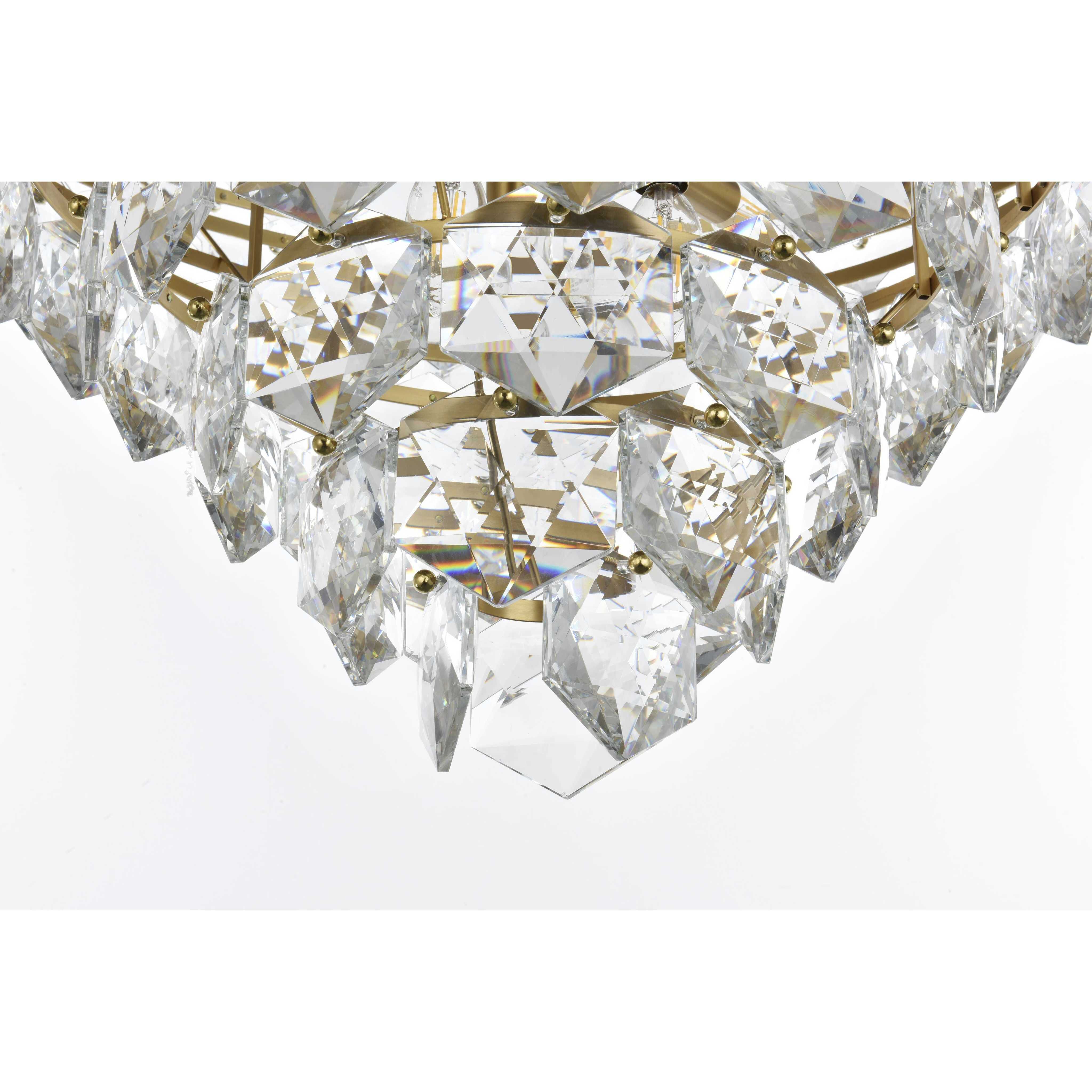 Adaline 15 Light 32 inch Satin Gold Chandelier Ceiling Light
