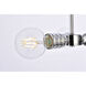 Reyes 3 Light 7.5 inch Chrome Pendant Ceiling Light
