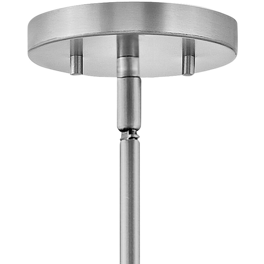 Graham 30 inch Polished Nickel Indoor Semi-Flush Mount Ceiling Light, Convertible