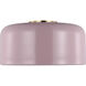 Malone 1 Light 13.75 inch Rose Ceiling Flush Mount Ceiling Light