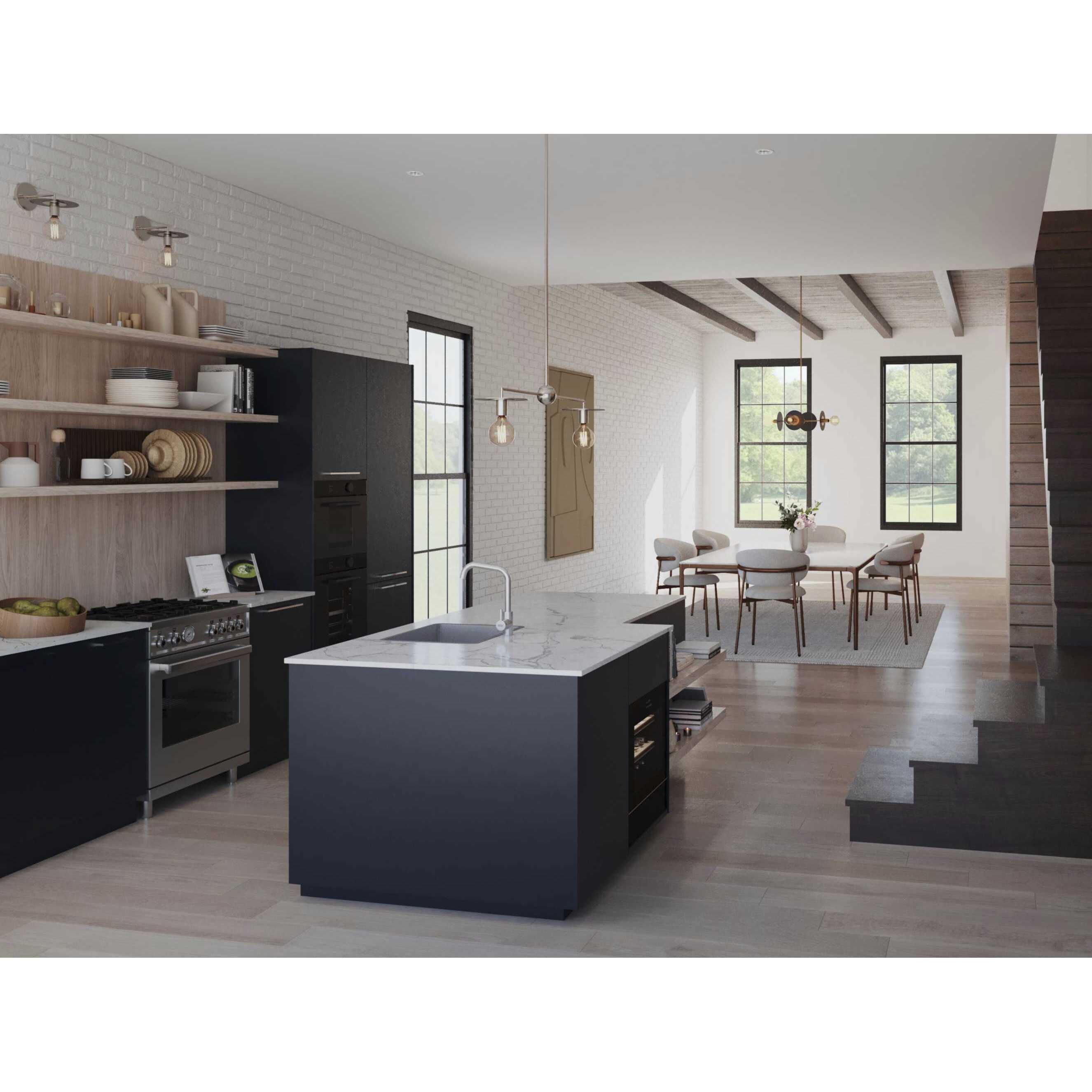 Trimble 4 Light 22.37 inch Brushed Bronze Linear Chandelier Ceiling Light, Design Series