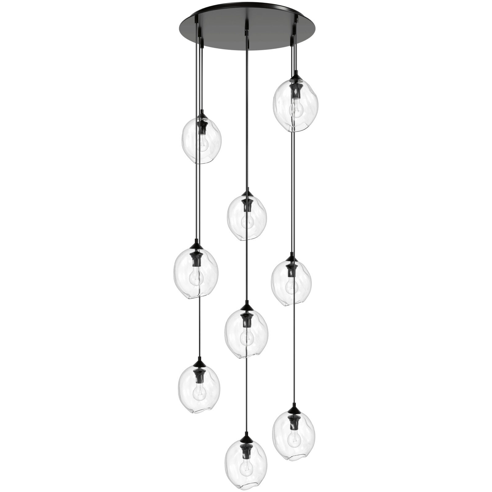 Sonoma Ave. 9 Light 37 inch Dark Bronze Multi Port Pendant Ceiling Light