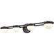 Nelly LED 31 inch Matte Black Vanity Light Wall Light in 4