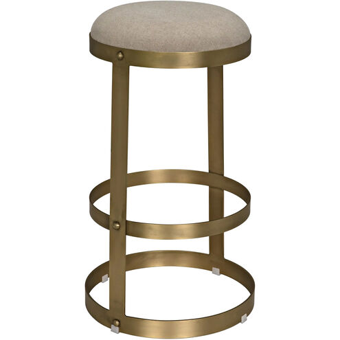 Dior 31 inch Antique Brass Bar Stool