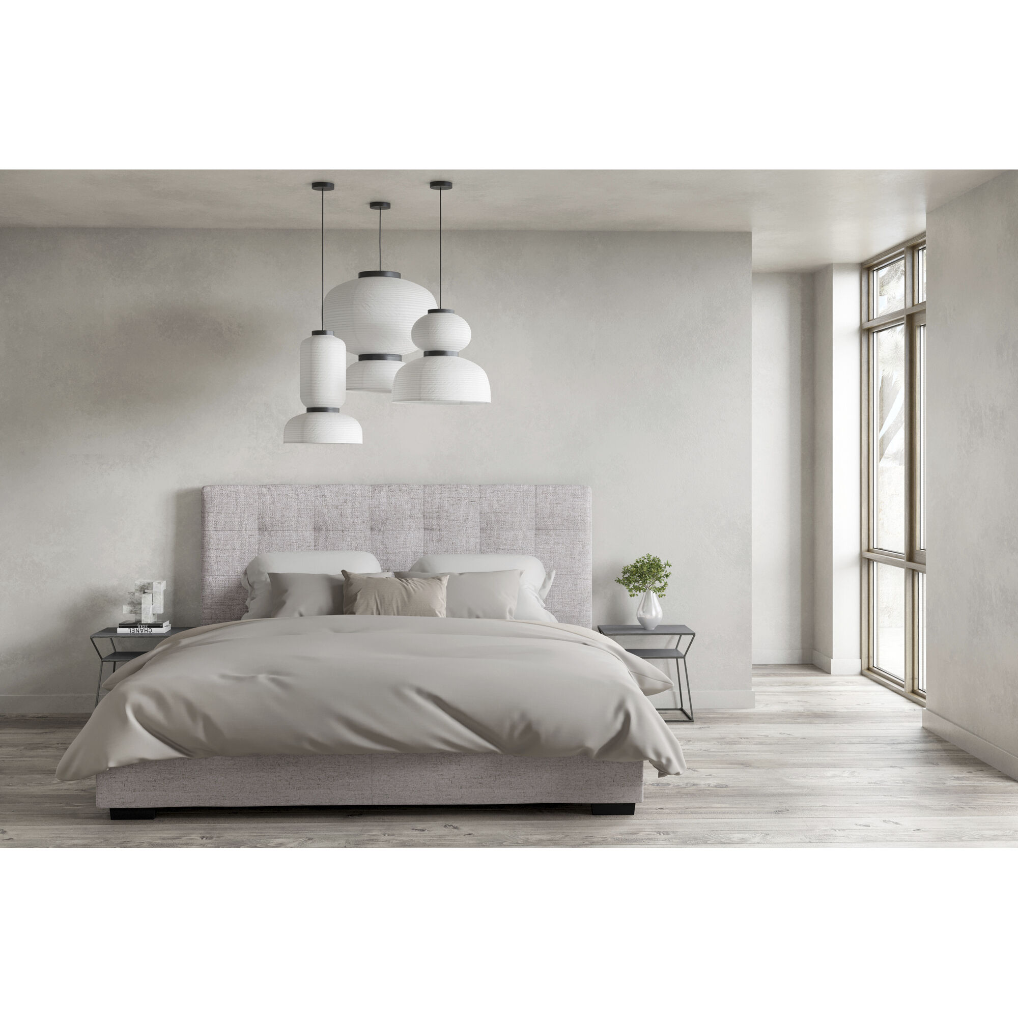 Osaka 19 X 19 inch Black Side Table