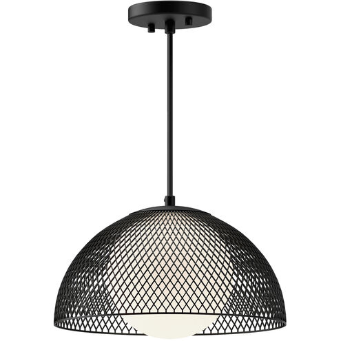 Alora Mood Haven 1 Light 12.63 inch Matte Black Pendant Ceiling Light