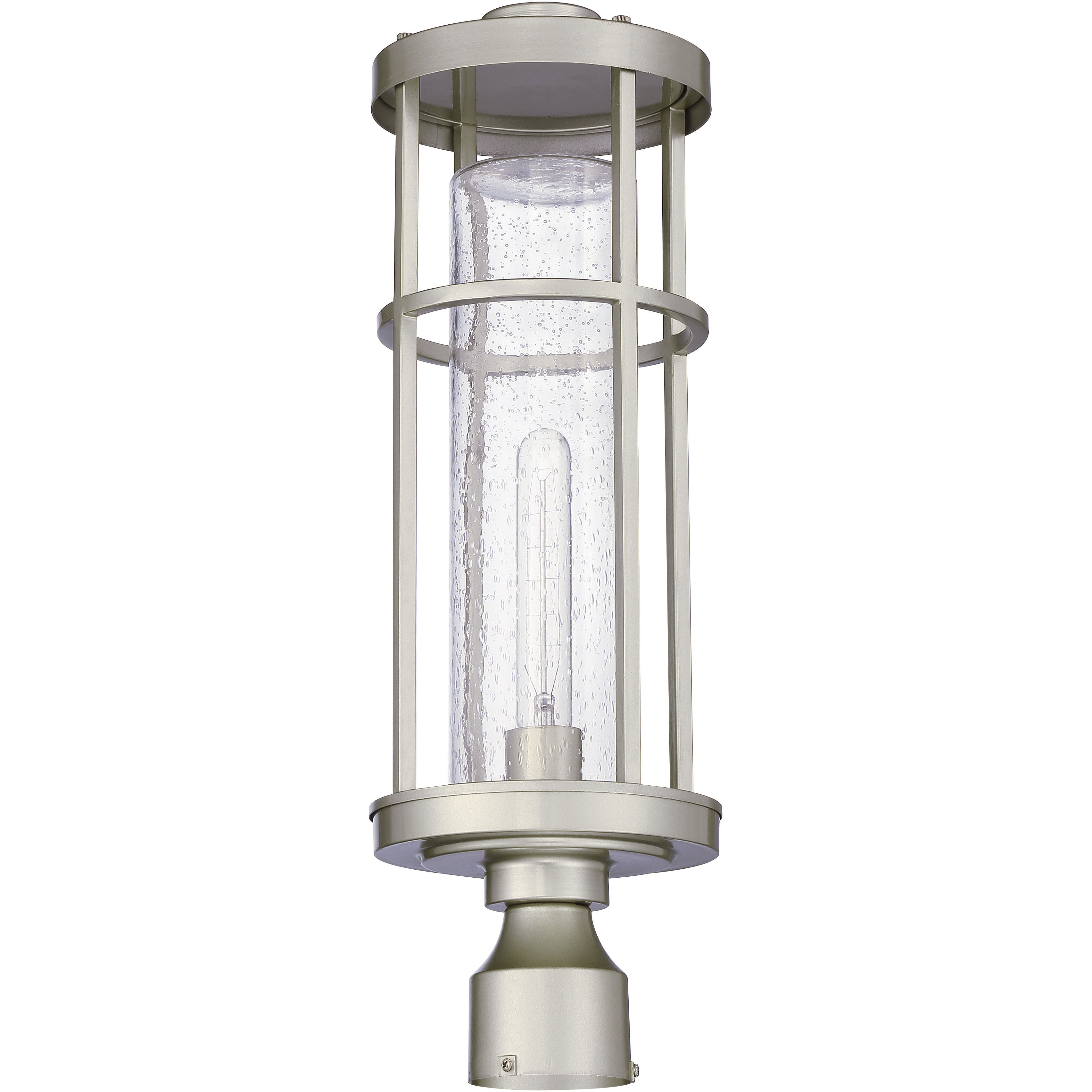 Encompass 1 Light 22 inch Satin Aluminum Outdoor Post Mount