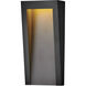 Coastal Elements Taper LED 15 inch Textured Black Outdoor Wall Mount Lantern