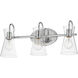 Ava 3 Light 22.00 inch Bathroom Vanity Light