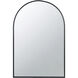 Celine 36 X 24 inch Black Wall Mirror