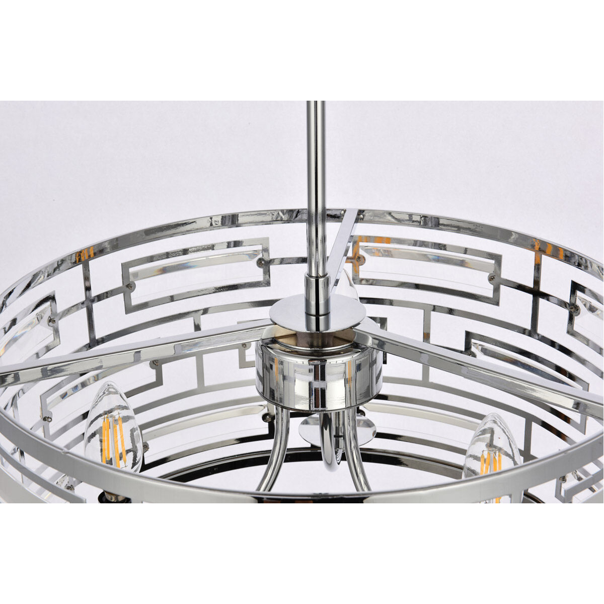 Kennedy 3 Light 17 inch Chrome Pendant Ceiling Light