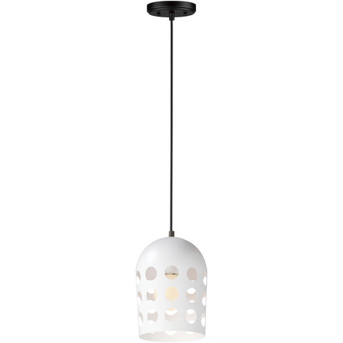 Dottie 1 Light 7 inch Black Single Pendant Ceiling Light