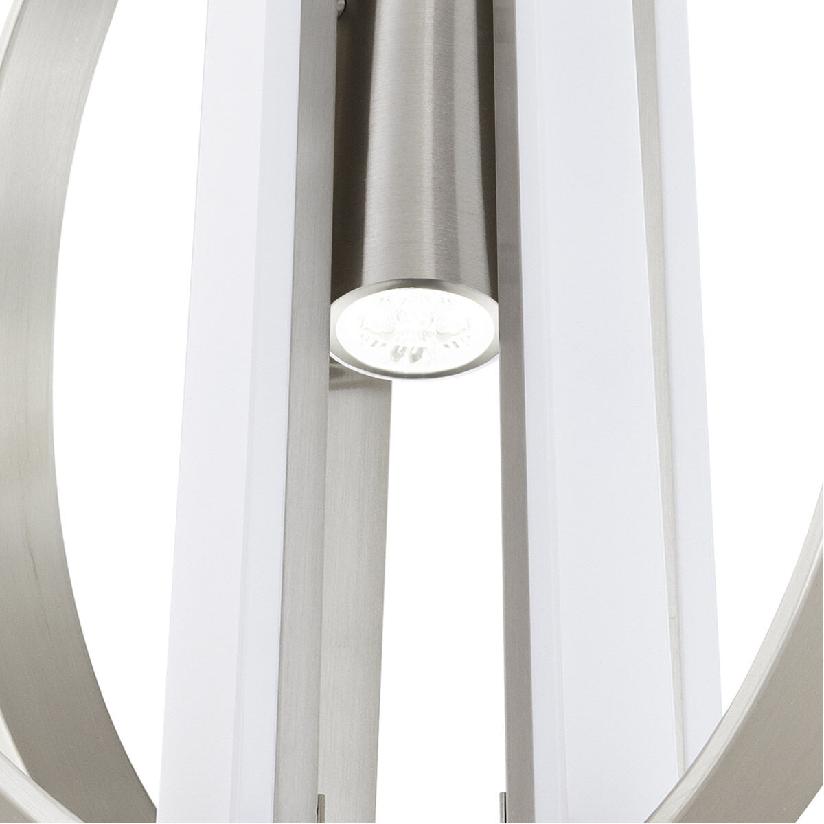 Liv LED 18 inch Brushed Nickel Chandelier Ceiling Light