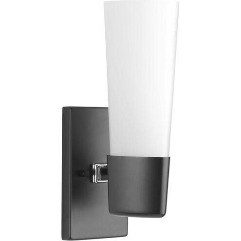 Zura 1 Light 5 inch Matte Black Bath Vanity Wall Light, Design Series