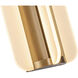 Anders LED 7 inch Vintage Brass Bath Vanity Light Wall Light