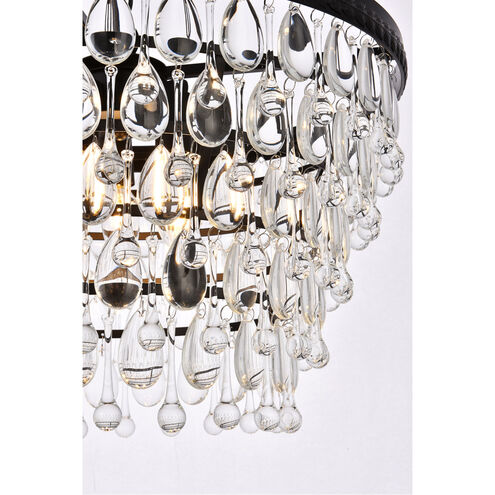 Nordic 5 Light 19 inch Black Pendant Ceiling Light