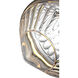 Waterford Copper Coast LED 15 inch Polished Nickel Olive Cut Pendant Ceiling Light