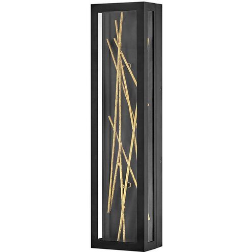 Styx LED 24 inch Black Outdoor Wall Mount