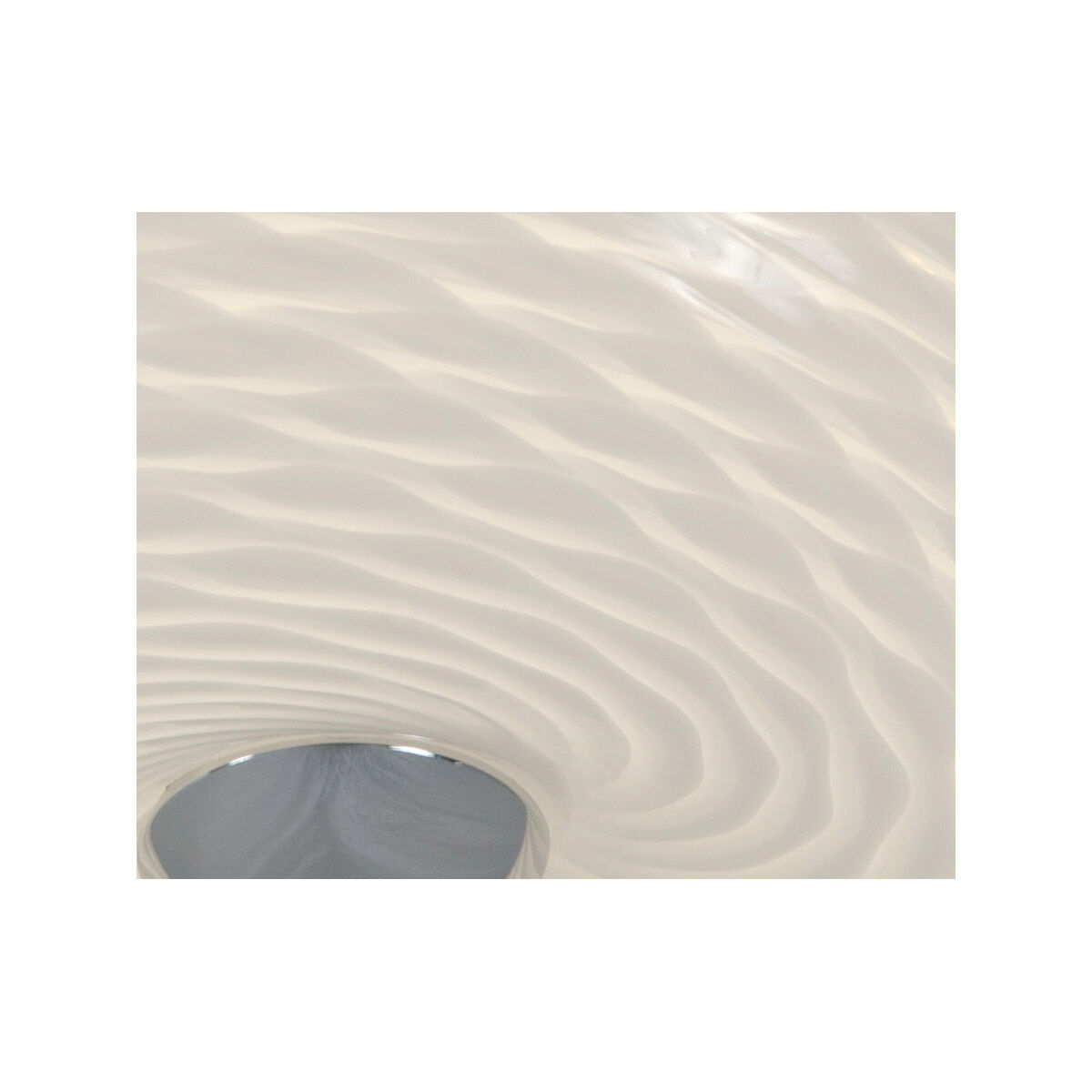 Swirled 3 Light 18 inch Chrome Flush Mount Ceiling Light