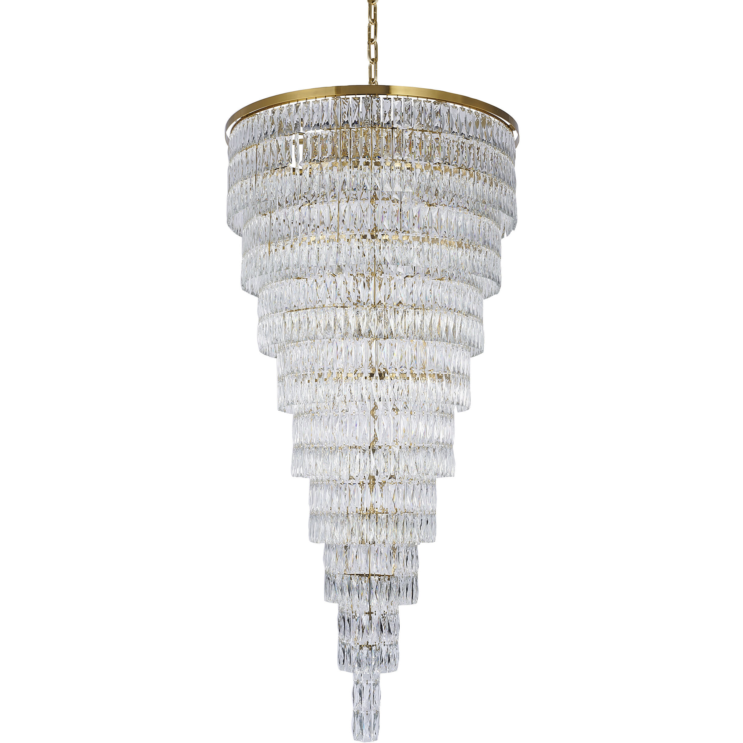 Canada 42 Light 42 inch Gold Chandelier Ceiling Light